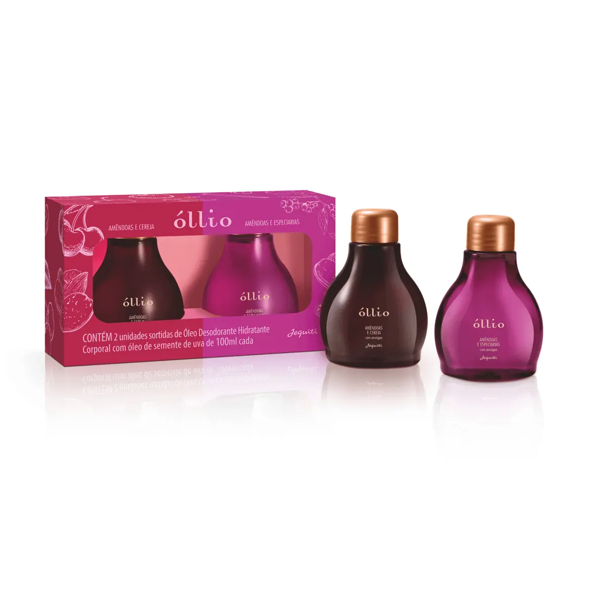 Estojo Óllio, 2 x 100 ml - 1 um