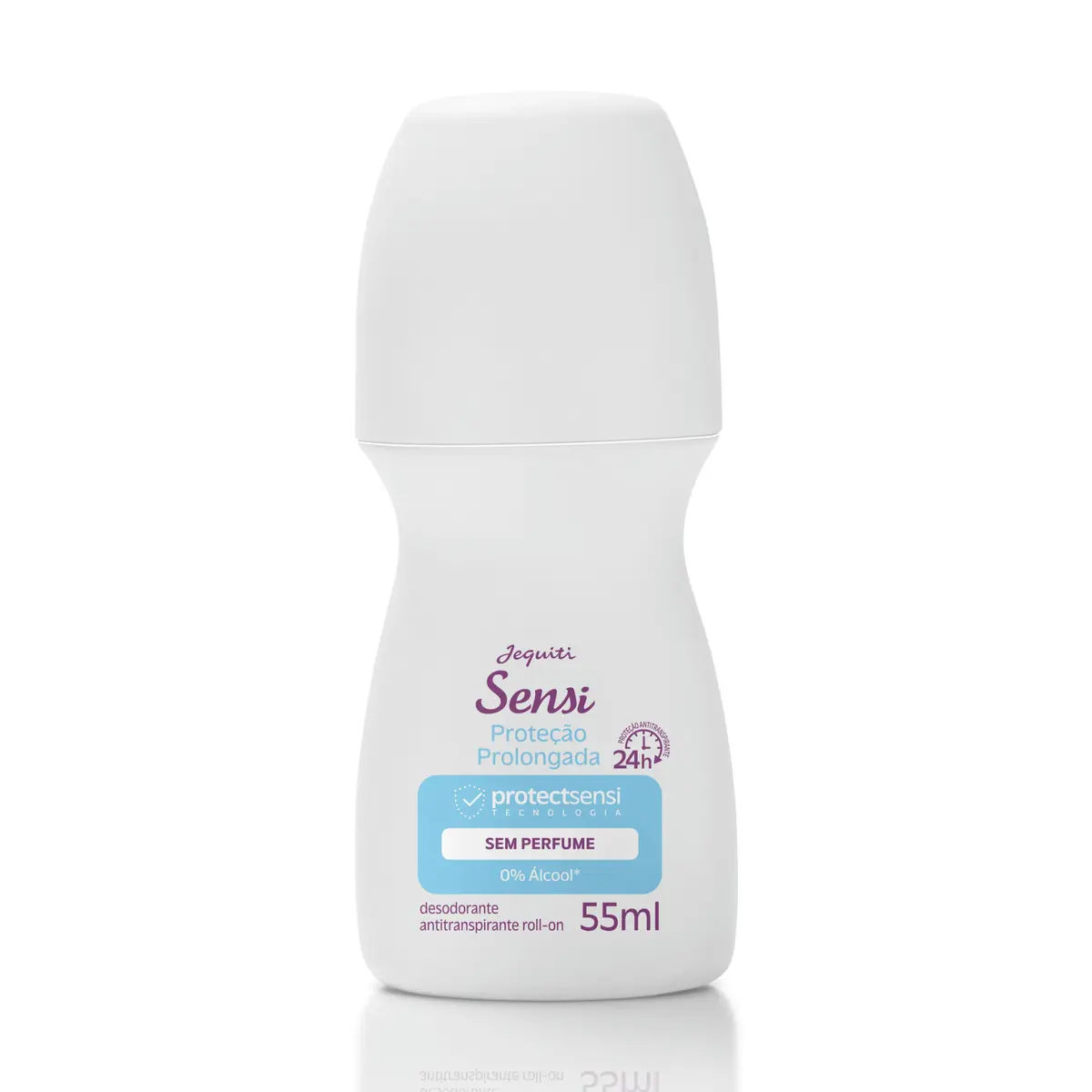Desodorante Antitranspirante Roll-On Unissex Sensi Sem Perfume, 55 ml