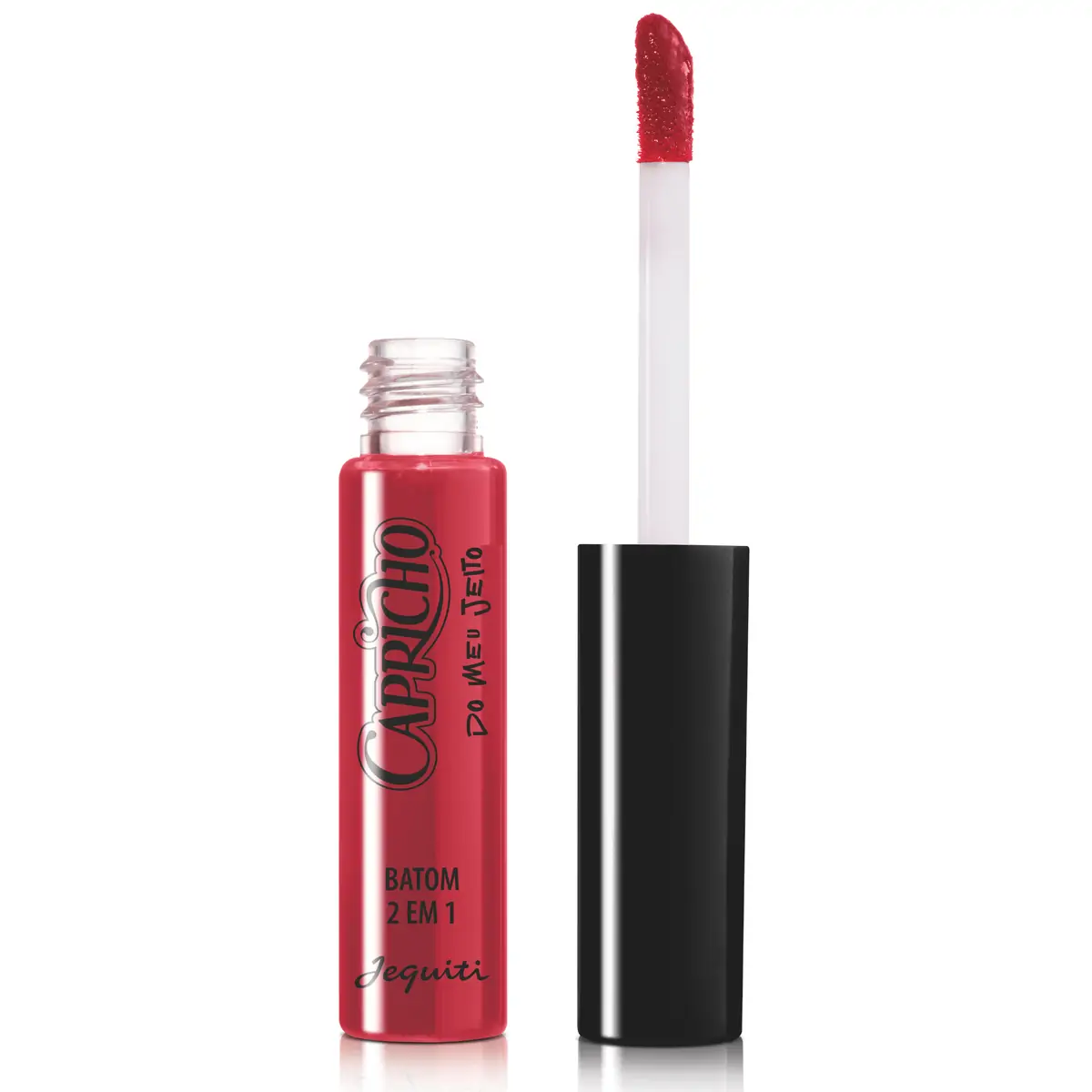 Batom 2 em 1 - Multifuncional Capricho Vermelho Ruby, 4,7ml - 4,7 ml