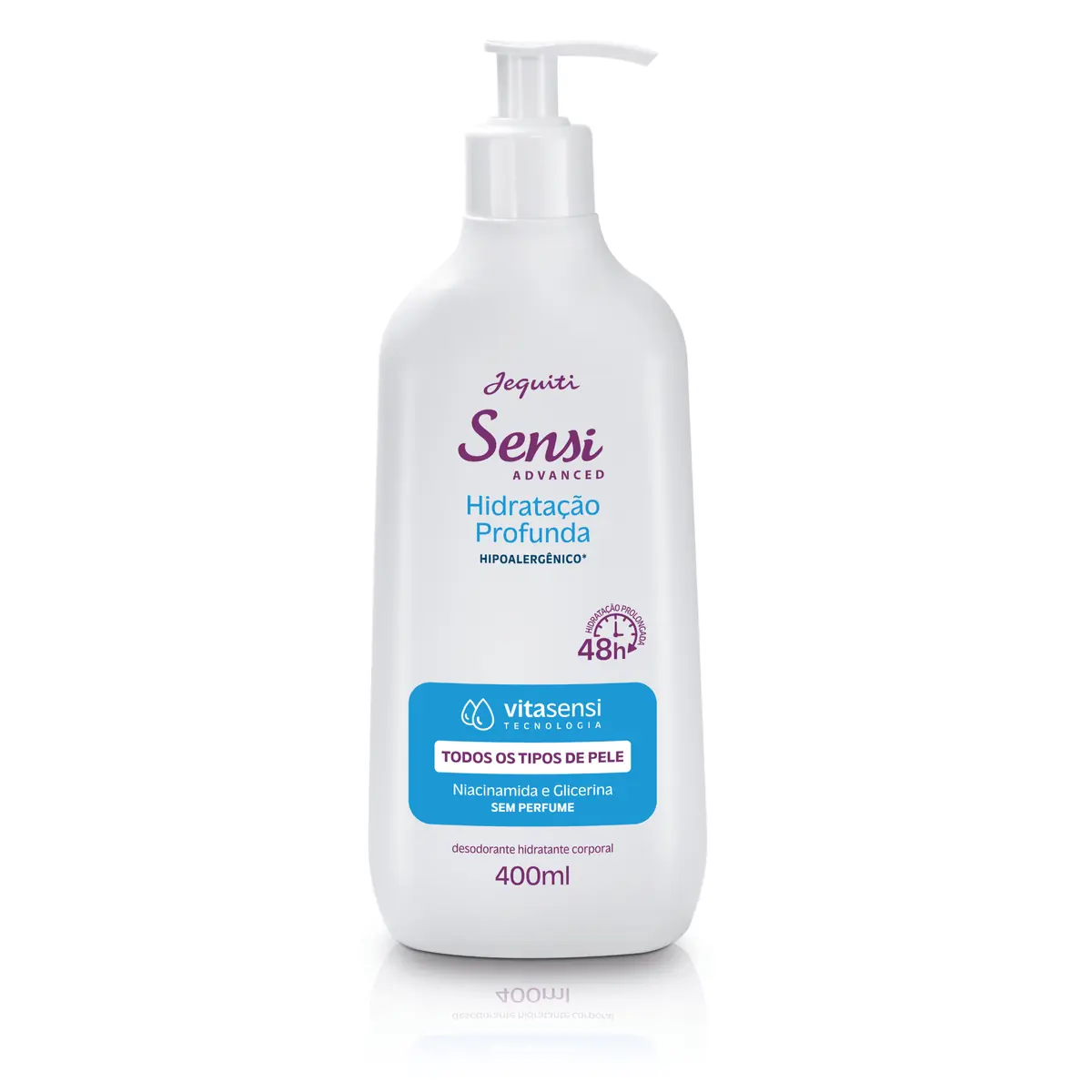 Locao Hidr Jequiti 400ml Sensi S Perfume