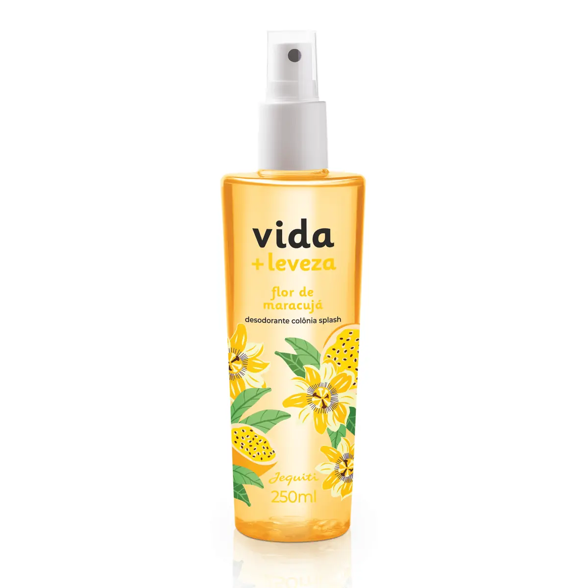 Desodorante Colônia Splash Vida + Leveza Flor De Maracujá, 250 ml
