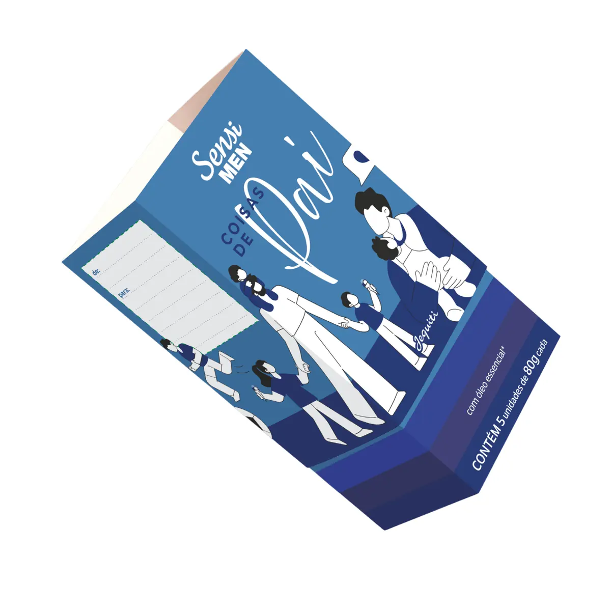 Luva Estojo De Sabonete Coisa De Pai, 80 g