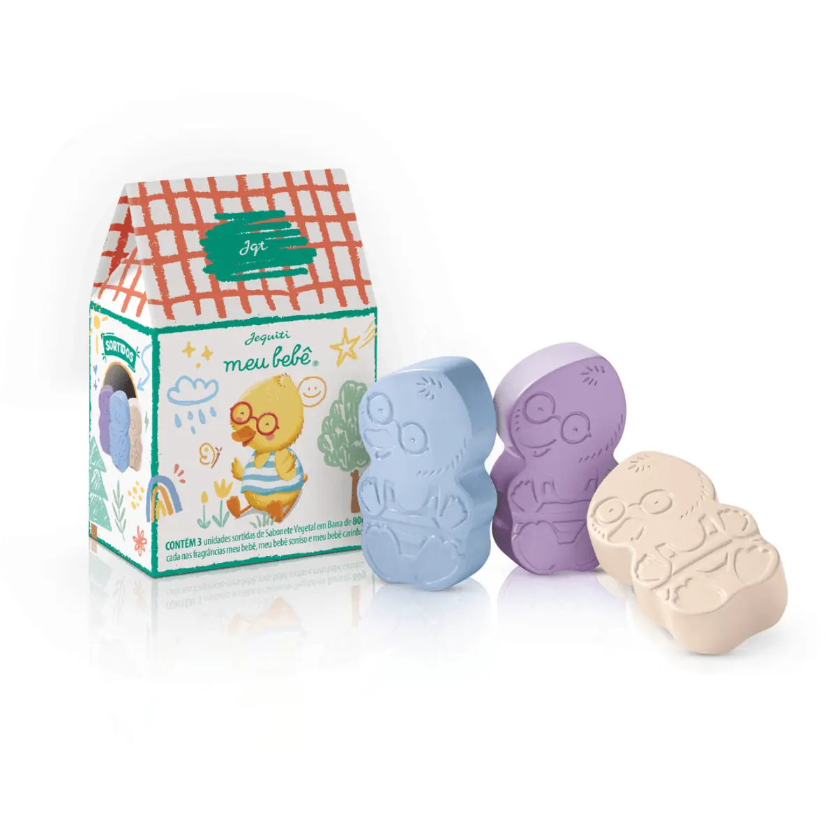 Estojo Sabonetes Sortidos Meu Bebê Especial Dia Das Crianças, 3x80g - 3 x 80g