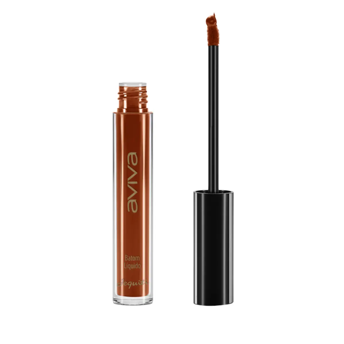 Aviva Batom Líquido Marrom Irresistível, 4 ml
