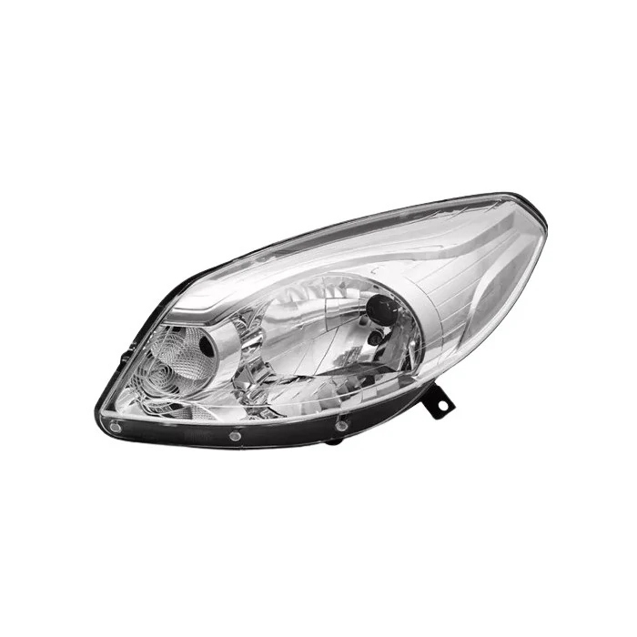 Farol Principal RENAULT SANDERO Lado Esquerdo Máscara Cromada - CAMBUCI IMPORTS 045706