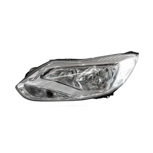 Farol Principal FORD FOCUS Lado Esquerdo Máscara Cromada Regulagem Elétrica - TYC 20C570052B