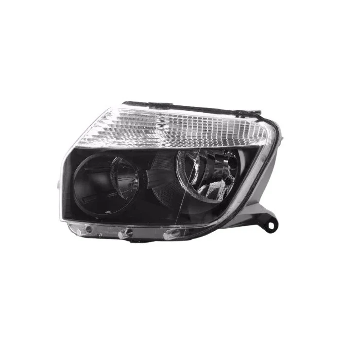 Farol Principal RENAULT DUSTER Lado Esquerdo Máscara Negra - CAMBUCI IMPORTS 050629