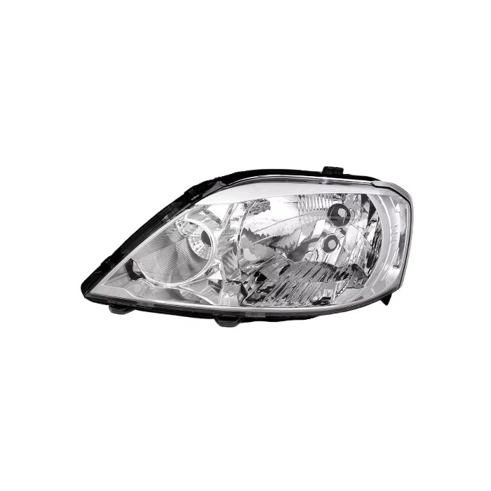 Farol Principal RENAULT LOGAN Lado Esquerdo Máscara Cromada - CAMBUCI IMPORTS 054463
