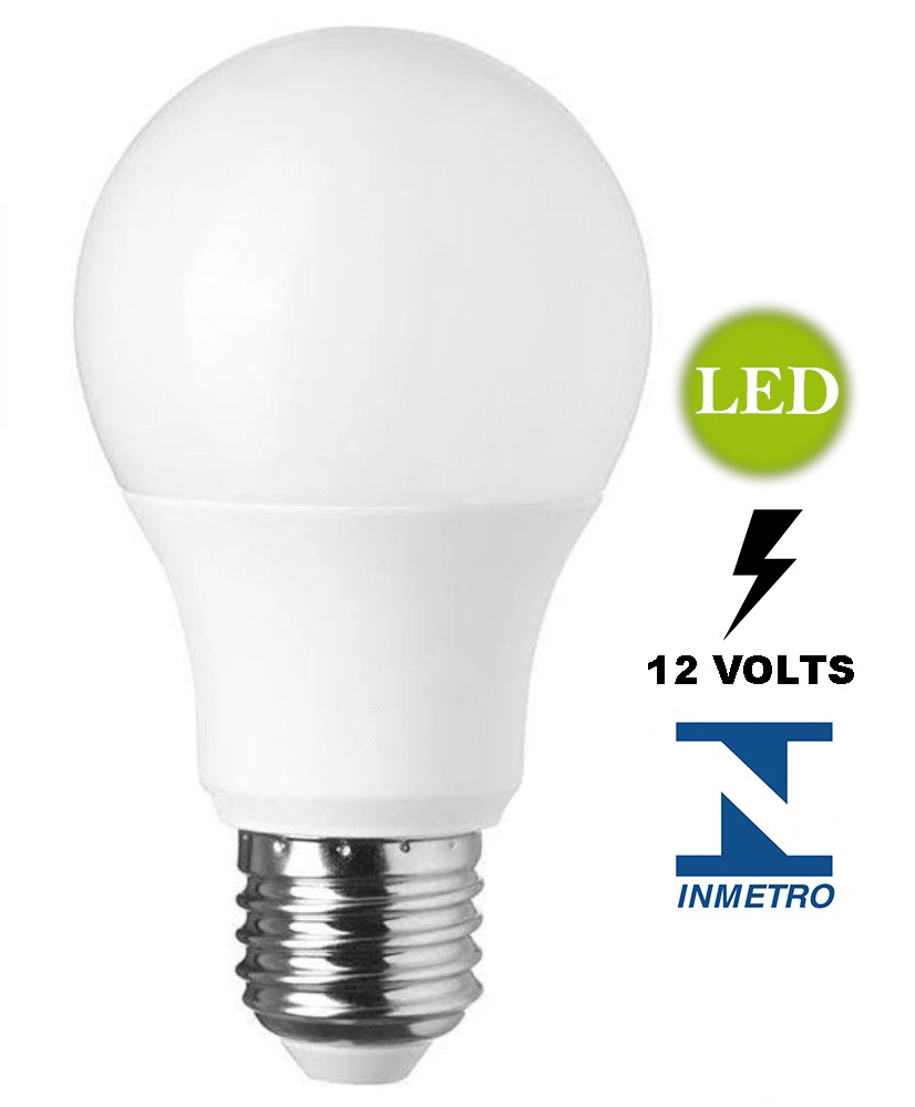 Lâmpada Bulbo Led 9w 6500k 12v - Luz Sollar