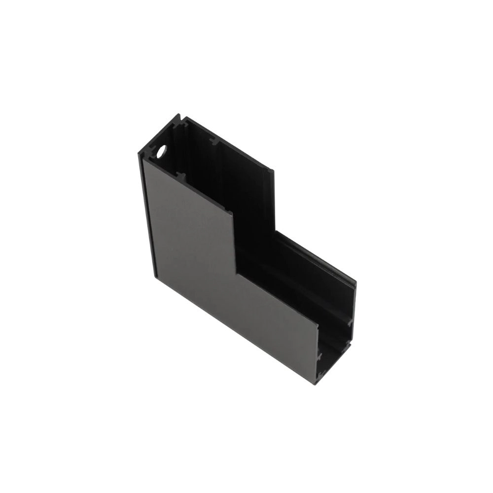 Conector L Sobrepor  Parede Magnético Preto - Gaya