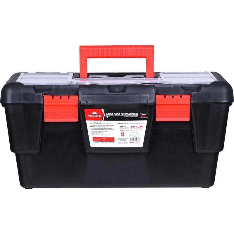 Caixa Ferramenta Worker 19 Plast Band - 882127