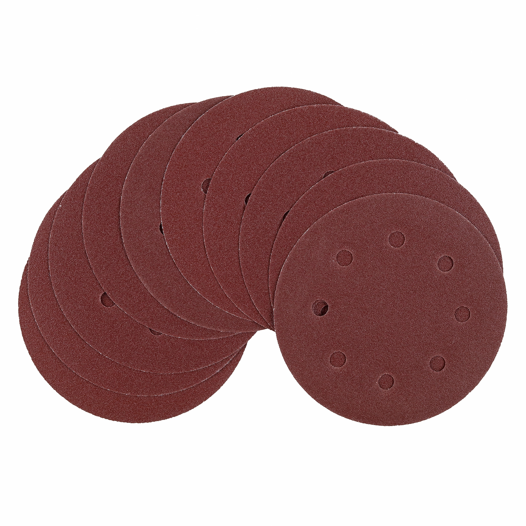 Jogo de Lixa para Lixadeira Roto Orbital Parede/Massa Grão 80 180mm 10 unidades WBR