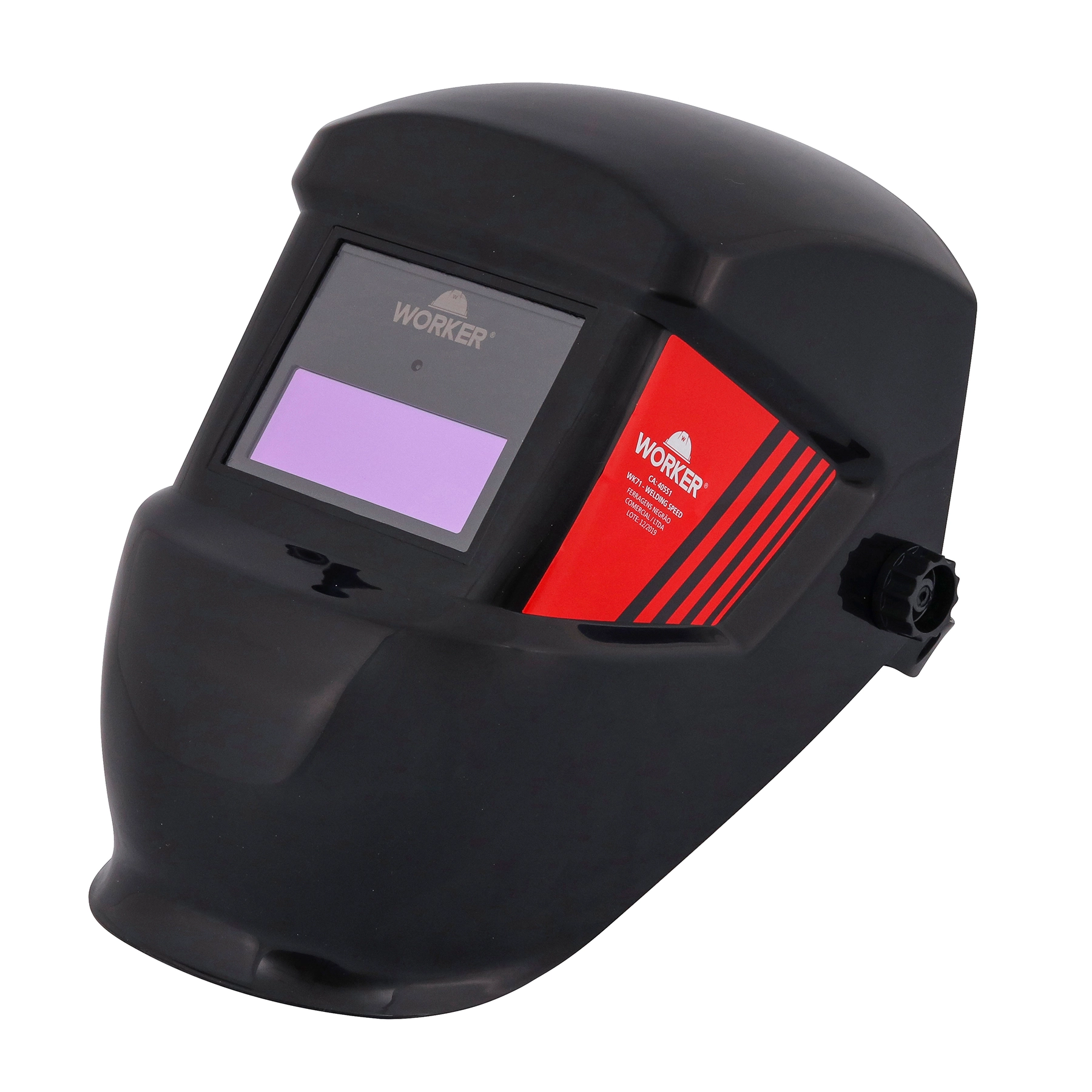 Máscara de Solda com Visor de Auto Escurecimento WK71 Worker