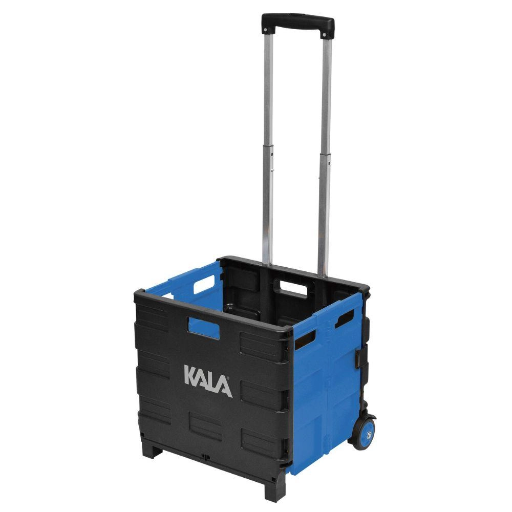 Caixa Plástica Dobrável 360x330x380mm 20kg Com Rodas Kala