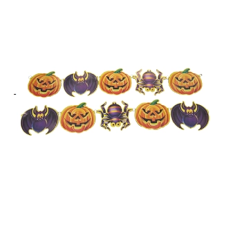 Guirlanda Halloween Papel Sortida 2m Mod 676 Modamix
