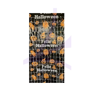 Cortina Decorativa Shimmer Halloween Ref.mod 762