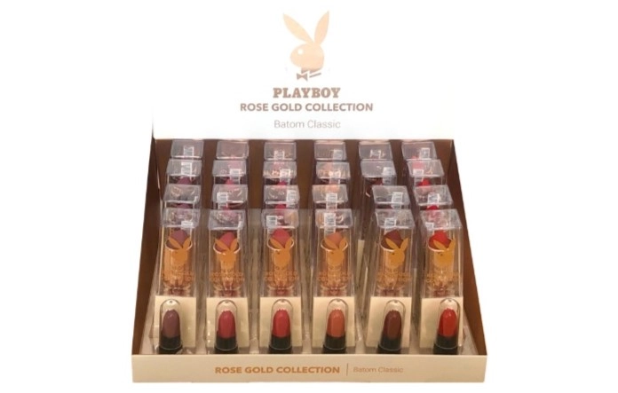 Batom Classic Rose Gold Hb103925 Playboy