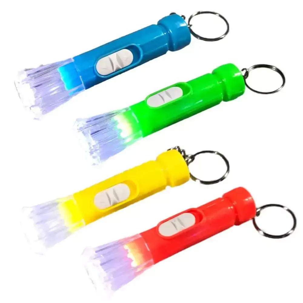 Chaveiro Mini Lanterna 7 Cm à Bateria Cores Sortidas, Attic GL0238, +3 Anos - 148070