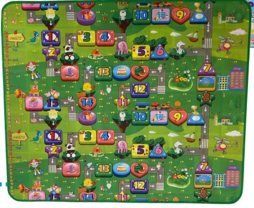 Gl0655 Tapete Infantil Duplaface 180x145 Cm