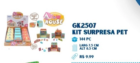 Gk2507 144 Pc/cx Casinha Divertida 7899958245198