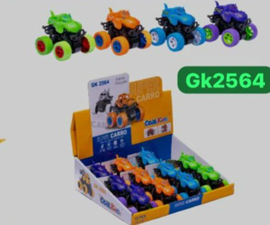 Carrinho Monster Friccao Gk2564 Attic