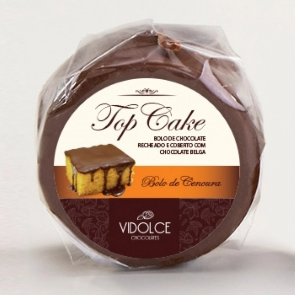 Top Cake Bolo De Cenoura 60g Vidolce