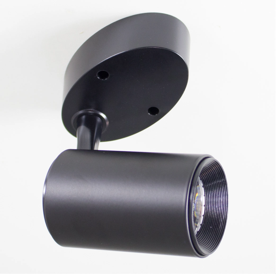 Spot Sobrepor Led 7w Para Teto E Parede Preto 6000k Branco Frio St749