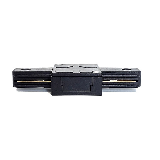 Conector Reto Para Emenda De Trilho Eletrificado Preto