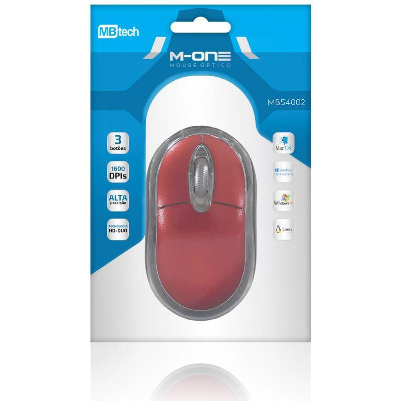 Mouse Optico C Fio Ly84002 Mb Tech