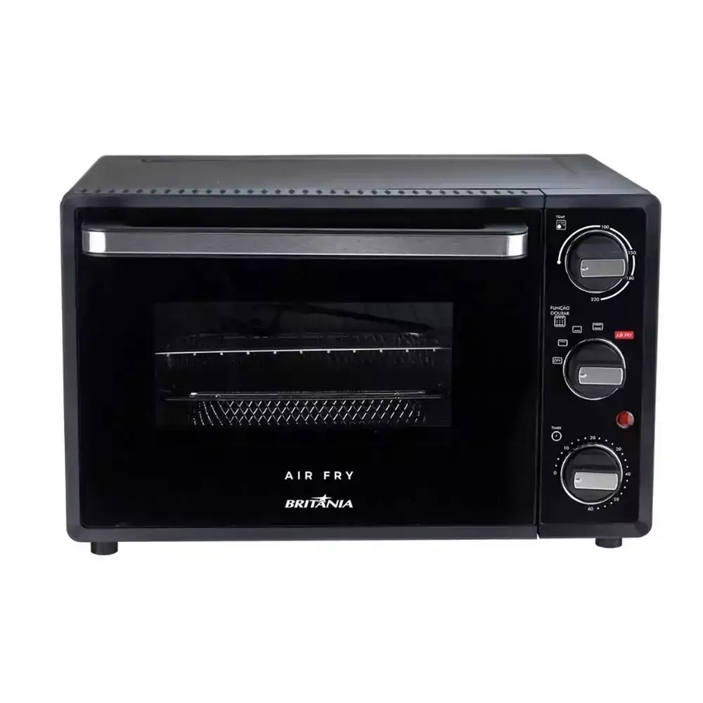Forno Elétrico Air Fry Britânia BFE25P, 2 em 1, 25 litros, 1600W - 110V