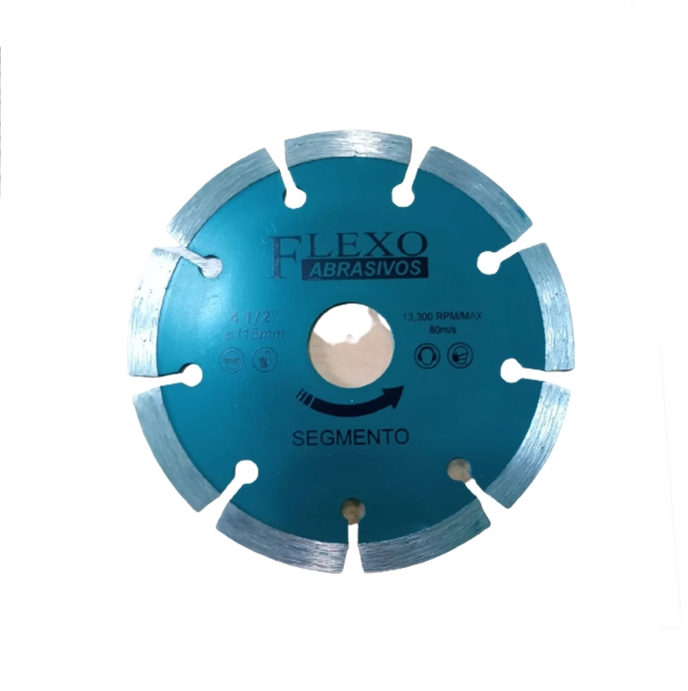 Disco Corte Diamantado Segmentado 4.1/2" (115 X 7 X 22,23mm) Caixa De 10 Un