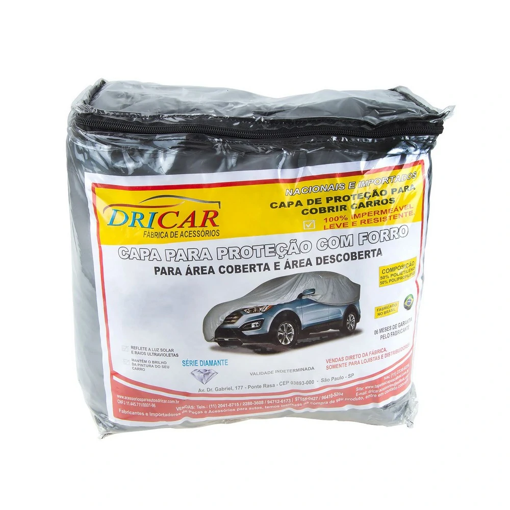 Capa P/ Carro Parcialmente Forrada M