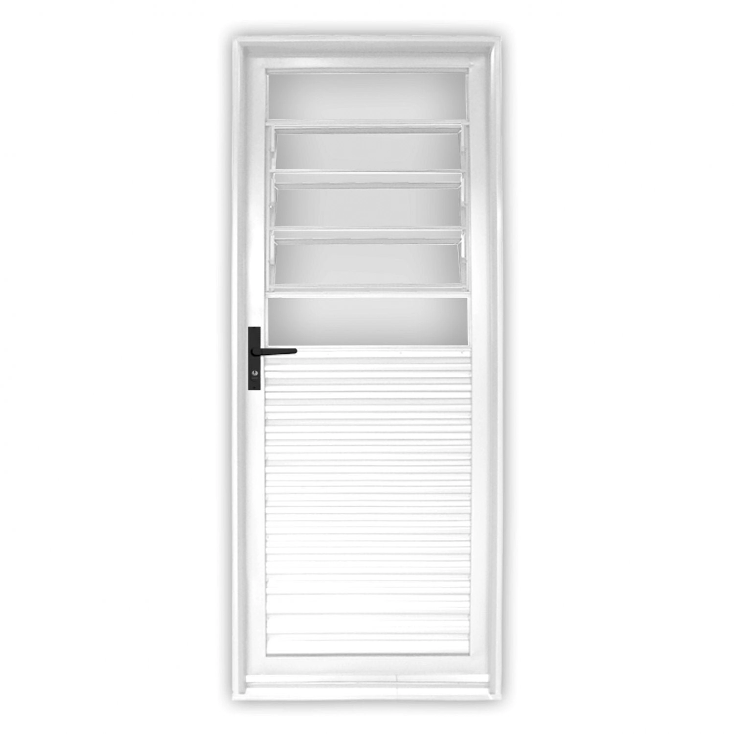 Porta De Aço Basculante 215x85cm Laminada Minas Sul Mgm Branco
