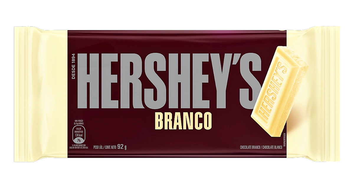 Barra Hershey's Chocolate Branco 92g