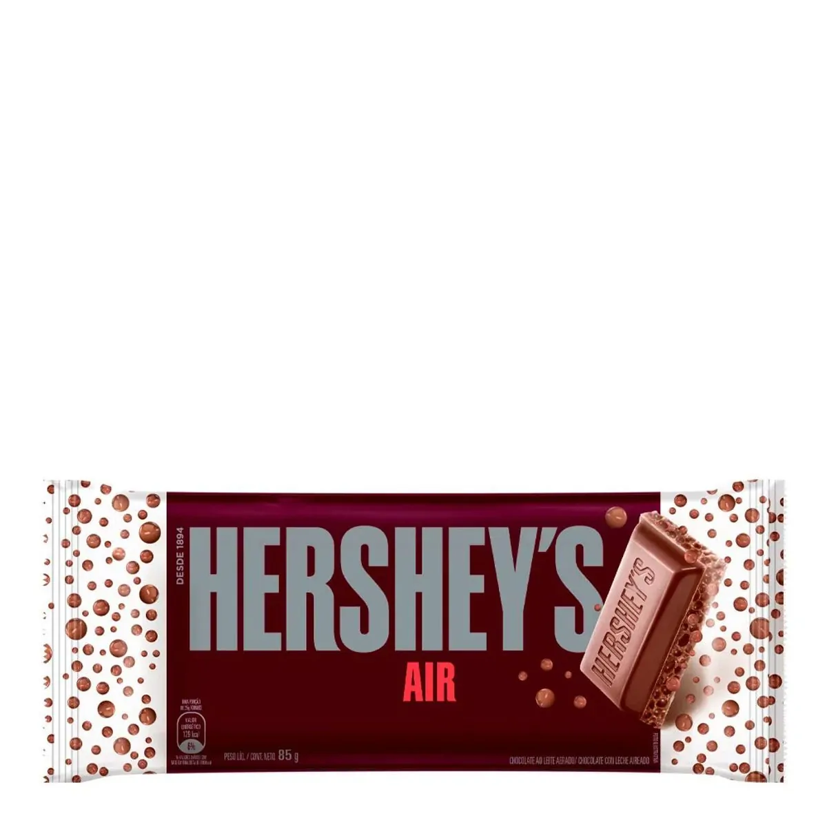 Barra de Chocolate Hershey's Air Ao Leite 85g