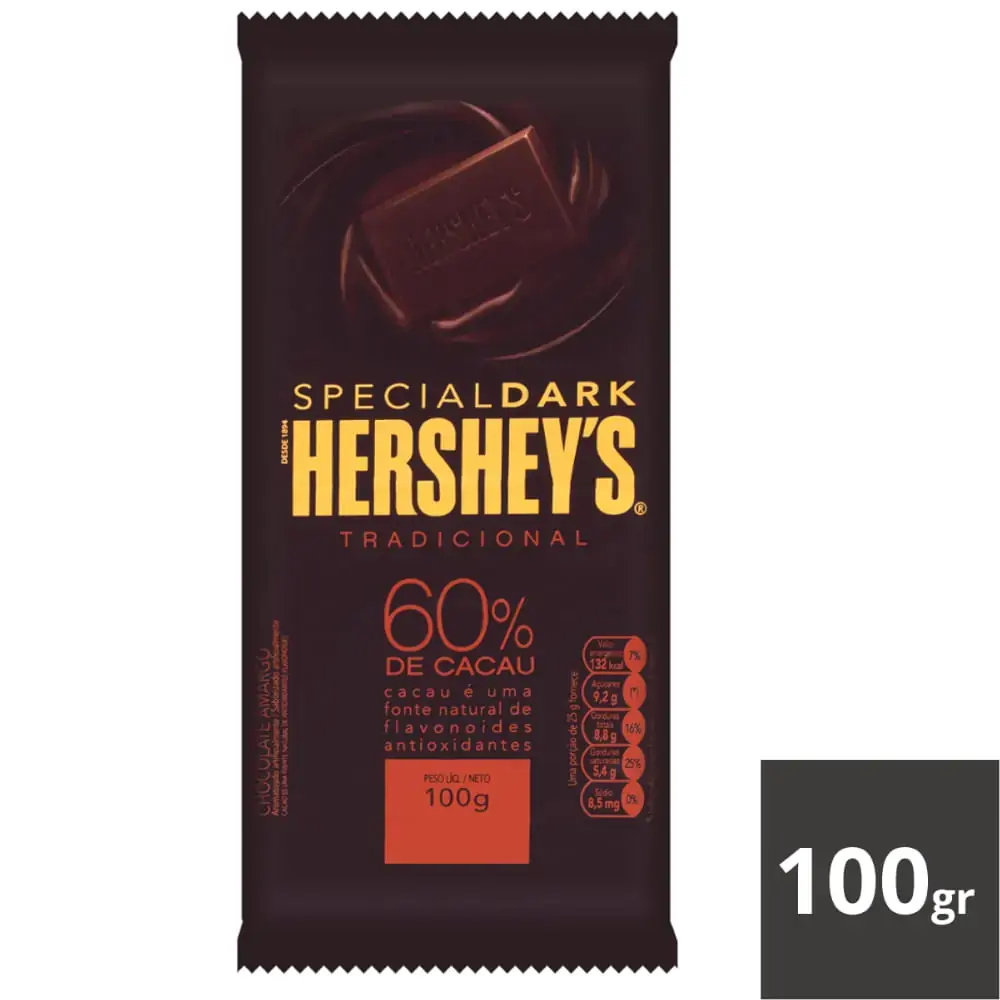 Chocolate Hersheys Special Dark 100g Caram/sal
