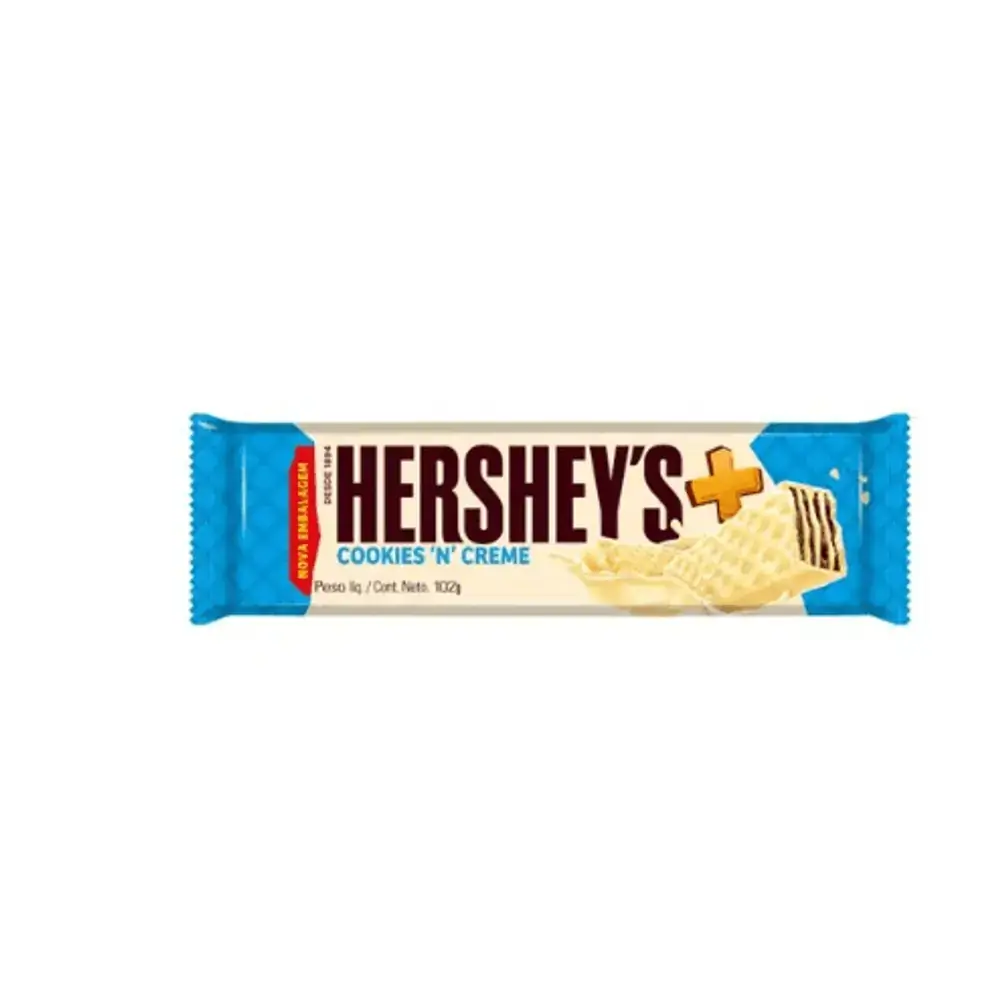 Wafer com Chocolate Cookies ‘n’ Creme Hershey's 102g