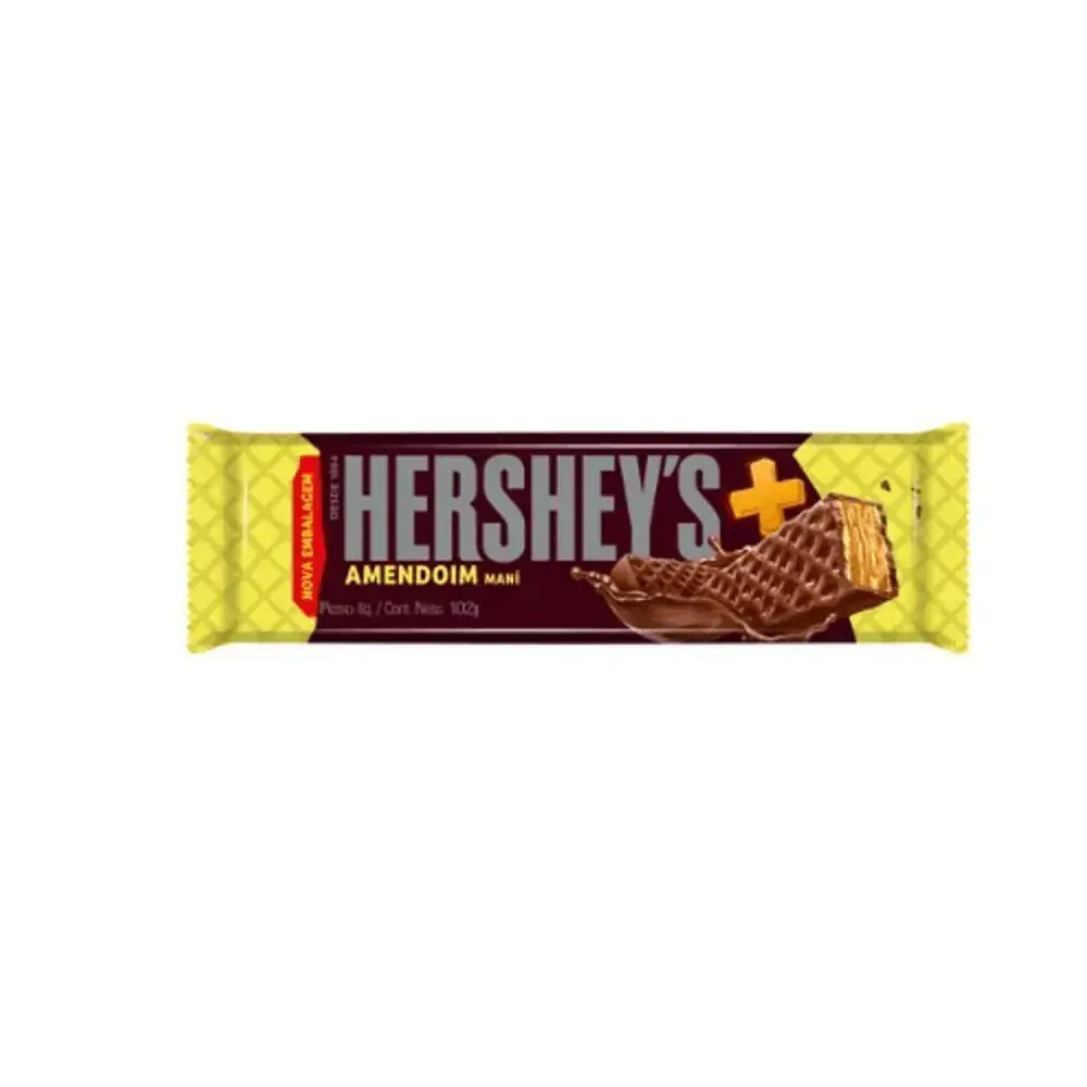 Wafer Hershey's Mais Amendoim 102g