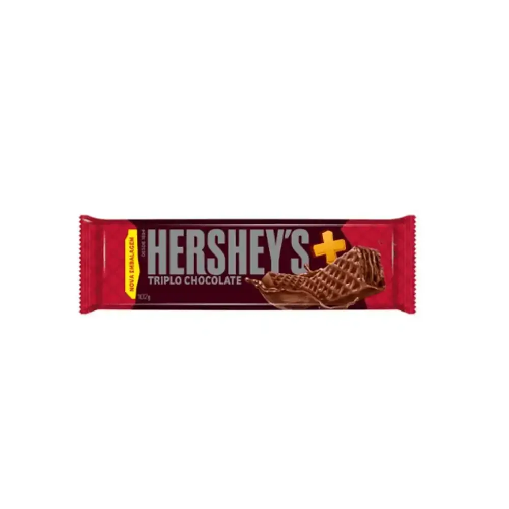 Wafer Hershey´s Mais Triplo Chocolate 102g