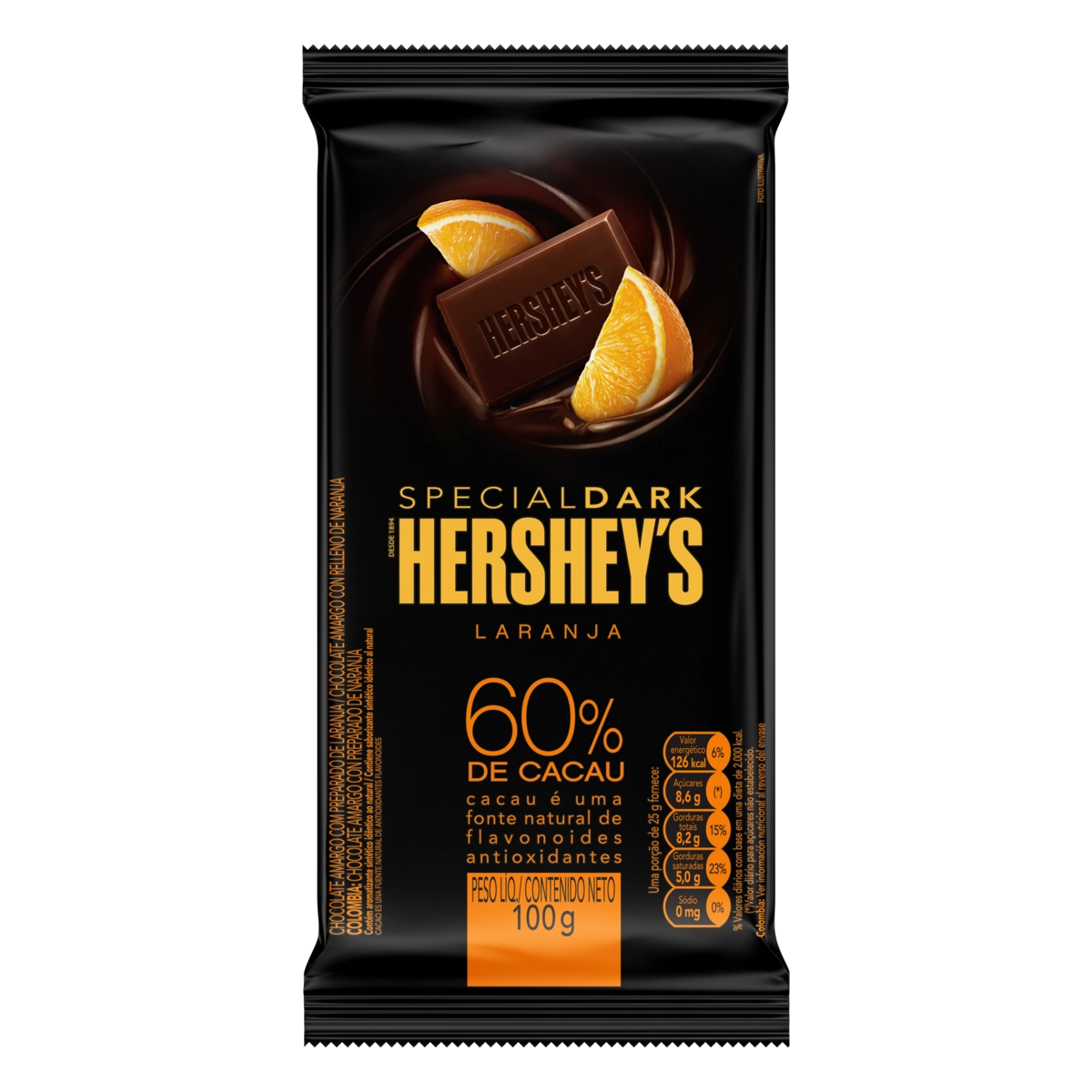 Barra Hersheys Special Dark Laranja 85g 01dpx12unx85g 00957