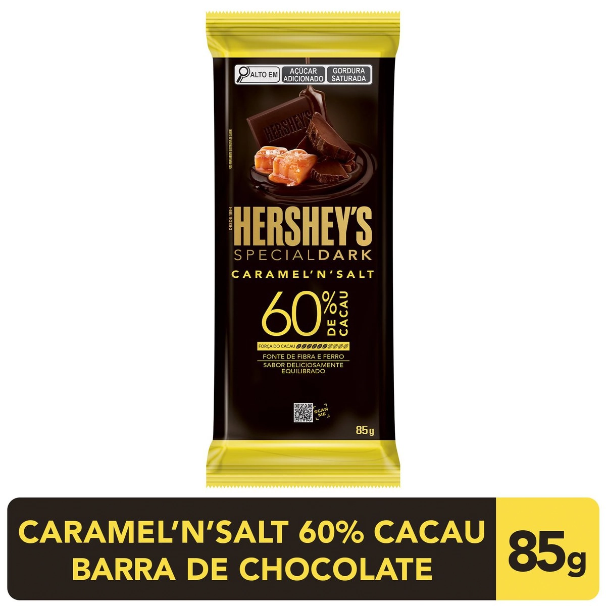 Barra Hershey's Special Dark Caramel'n'Salt 85g