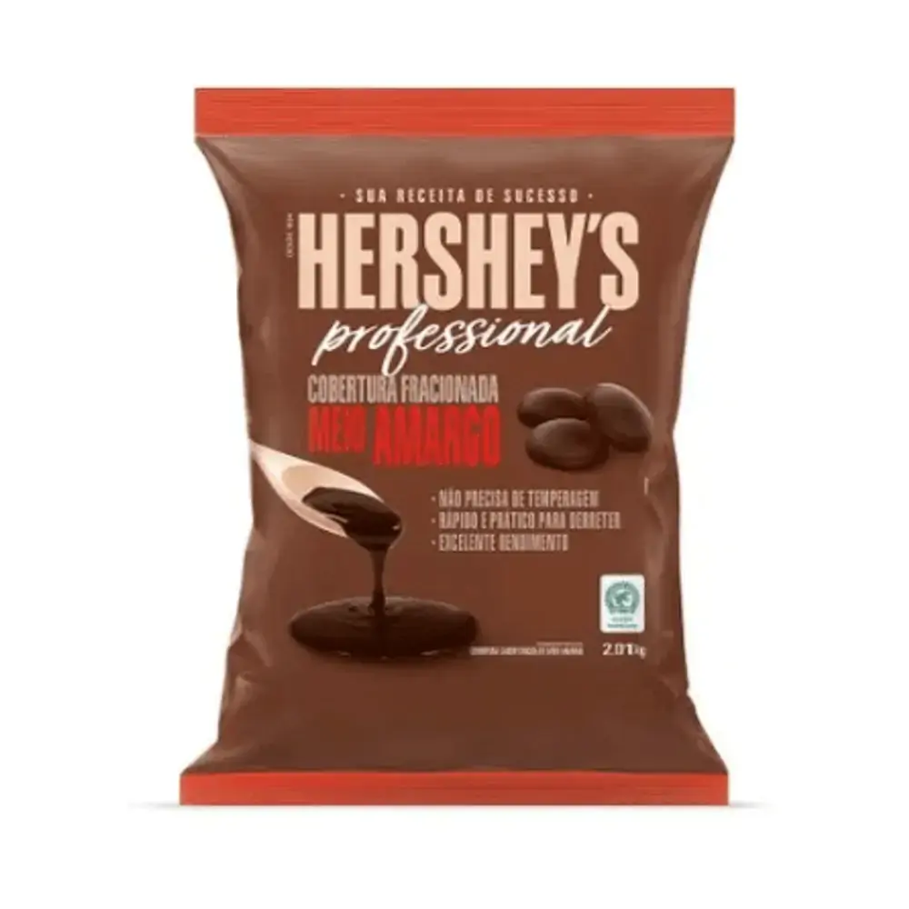 Chocolate Meio Amargo Hershey´s Professional (Moeda) 2,01kg