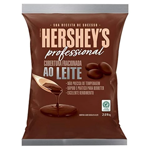 Cobertura Em Moedas Fracionada Chocolate Ao Leite Hersheys Professional Pacote 2,01kg