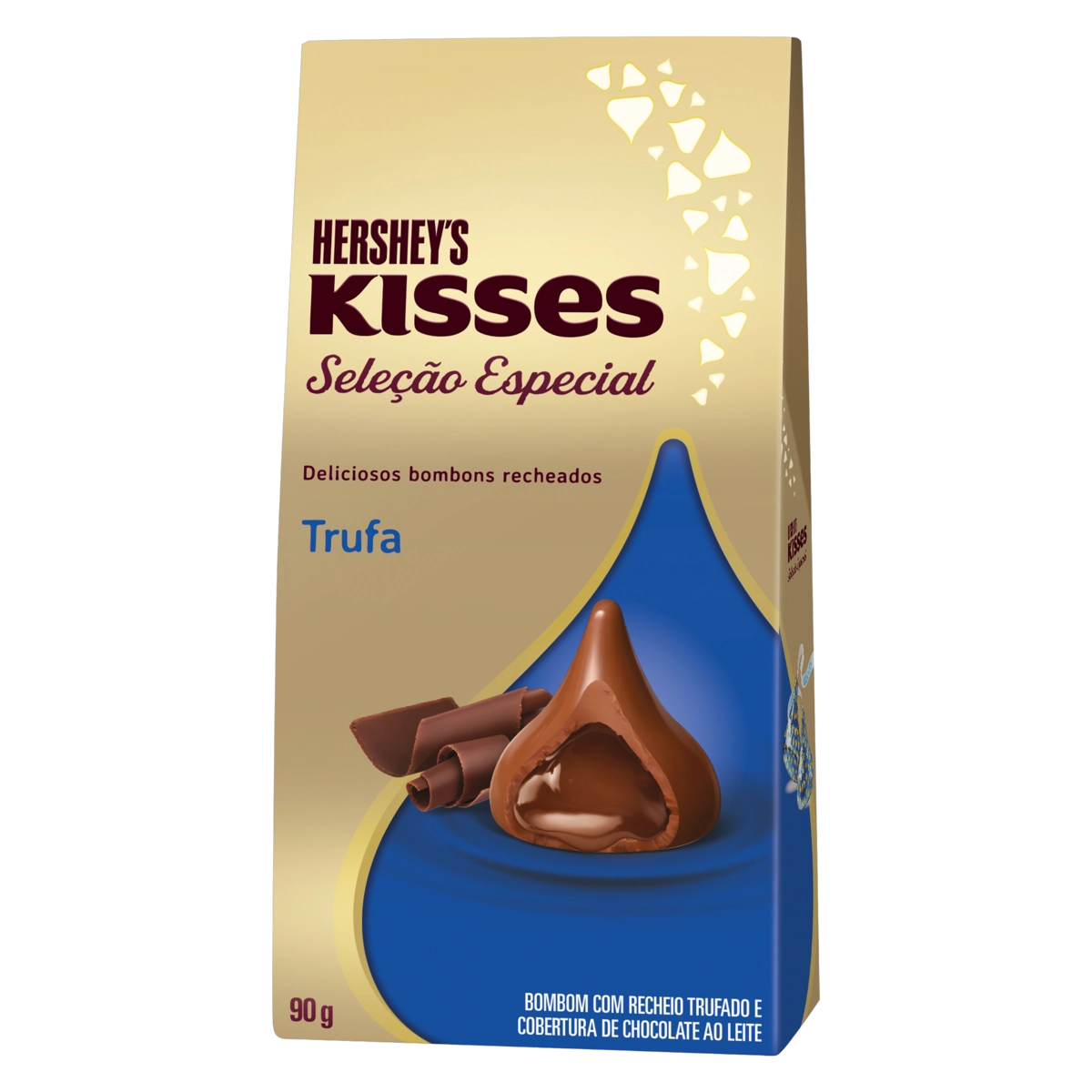 Bombom Trufa Hersheys Kisses Seleção Especial Caixa 90g