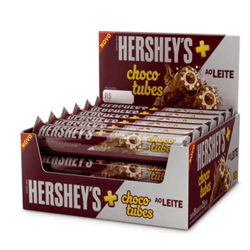 Hersheys Chocotubes Ao Leite 25g