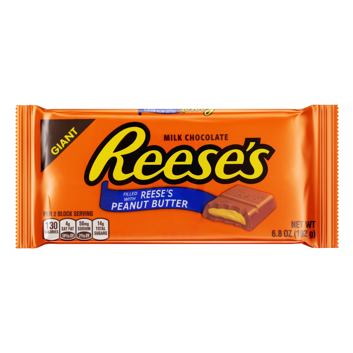 Chocolate ao Leite Recheio Creme de Amendoim Reese's Pacote 192g