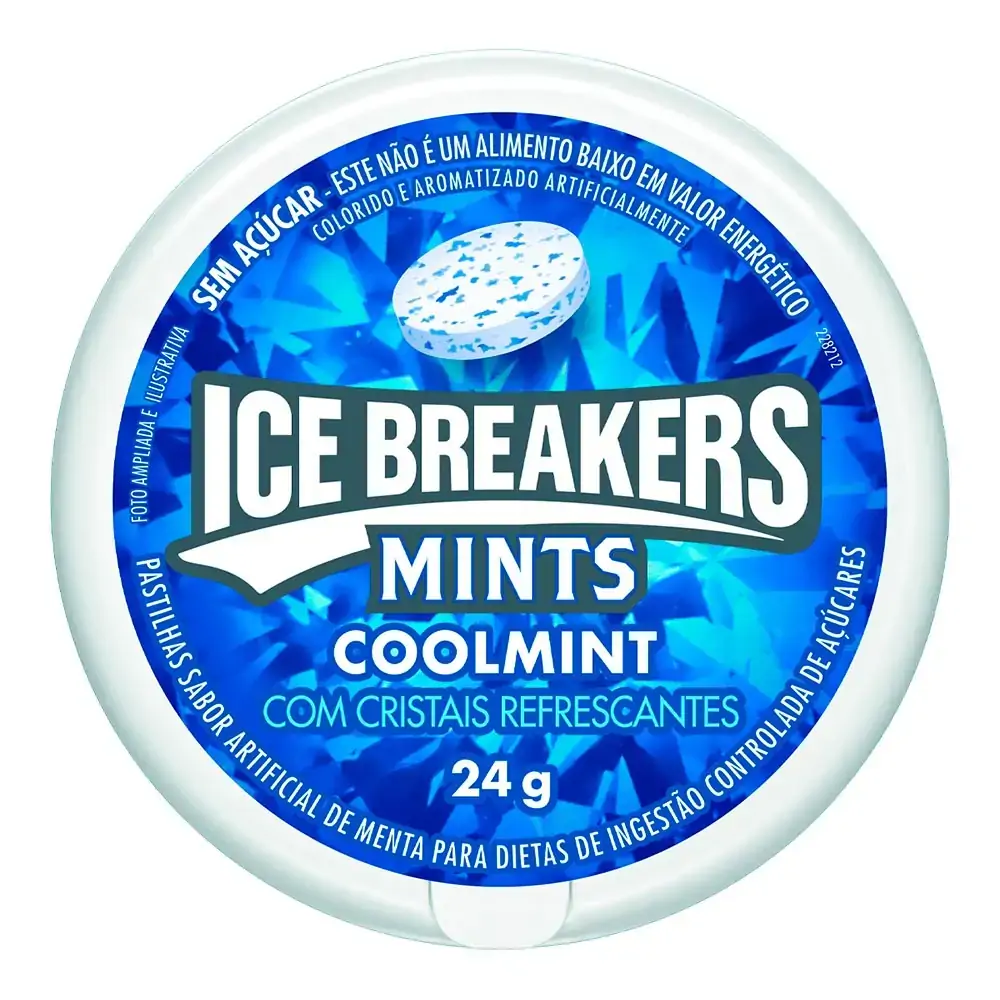 Pastilha Ice Breakers Mints Coolmint 24g