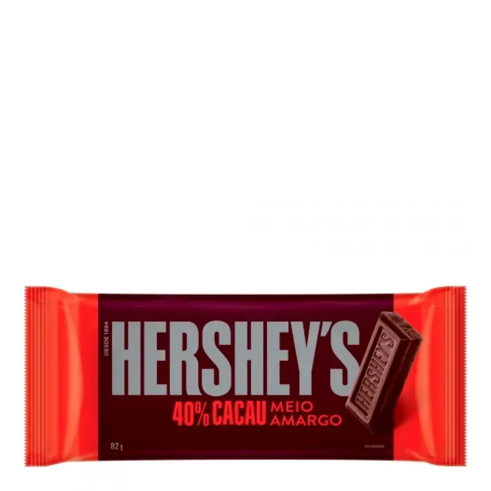 Barra de Chocolate Hershey's Meio Amargo 82g