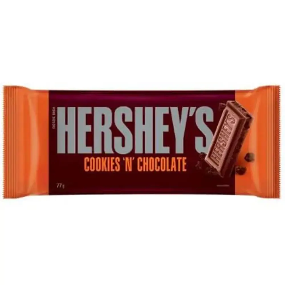 Chocolate ao Leite com Biscoito de Chocolate Cookies 'n' Chocolate Hershey's 77g