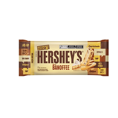 Choc Hersheys Choc Branco Banoffee 77gr